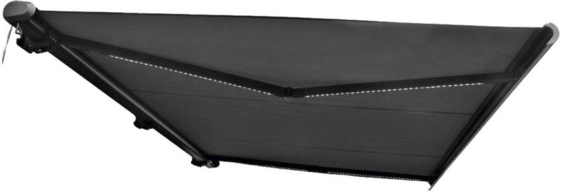 Markise inkl. LED-Beleuchtung, 400x300 cm, anthrazit 300 cm | 400 cm | schwarz