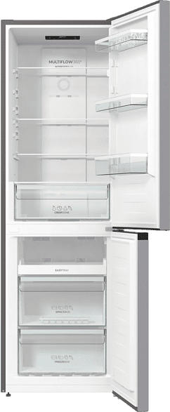 NRK6191PS4 Kühlgefrierkombination freistehend 300l Silber No Frost