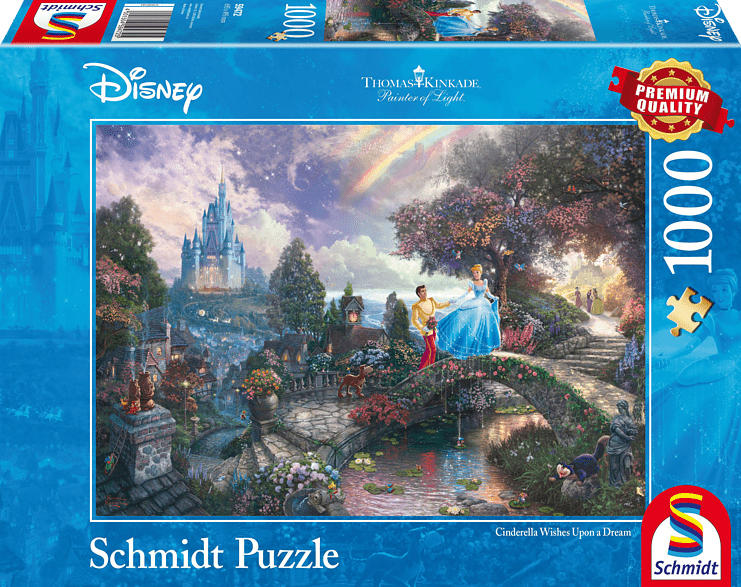 SCHMIDT SPIELE (UE) Cinderella Disney Puzzle, Mehrfarbig
