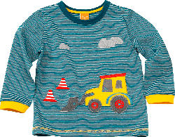 PUSBLU Kinder Pullover, Gr. 98, in Baumwolle, blau