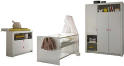 Babyzimmer Paula 3-teilig Weiß