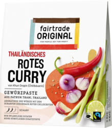 Fairtrade Rote Curry Paste versch. Sorten jede-70-g-Packung