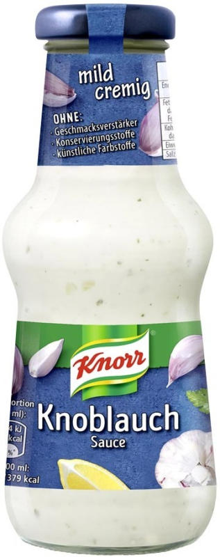 Knorr Schlemmersaucen versch. Sorten, jede 250-ml-Flasche