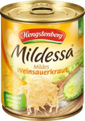 Hengstenberg Mildessa mildes Weinsauerkraut oder Rotkraut traditionelle Art
