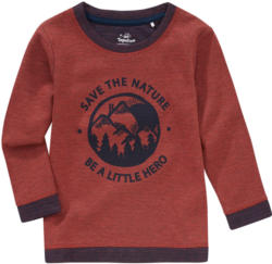 Jungen Langarmshirt mit Berg-Motiv