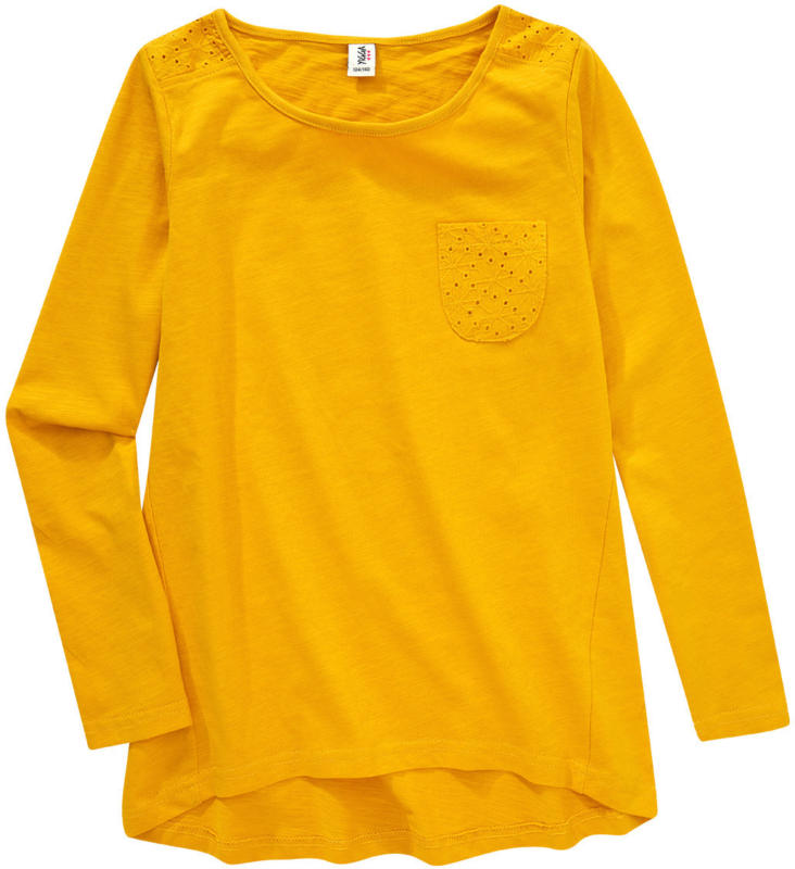 Mädchen Langarmshirt mit Spitze (Nur online)