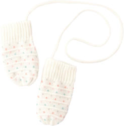 Baby Fäustlingemit Herzen allover