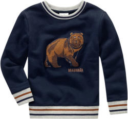 Jungen Sweatshirt mit Bären-Applikation