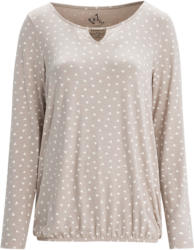 Damen Langarmshirt mit Minimal-Print