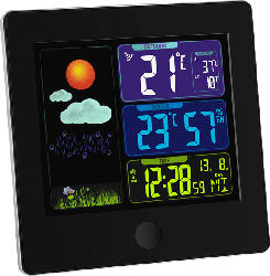 Funk-Wetterstation SUN, schwarz