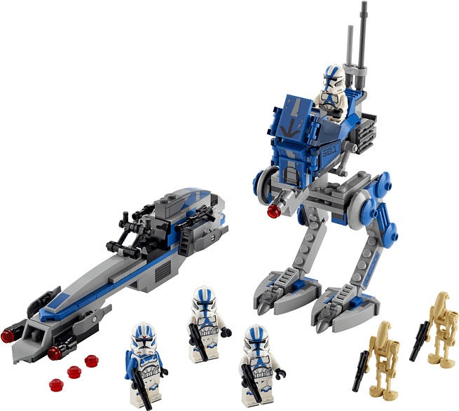 LEGO 75280 Clone Troopers™ der 501. Legion™ Bausatz, Mehrfarbig