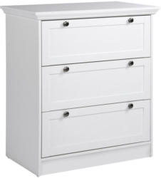 Kommode B 80cm E-Landwood 3, Weiß