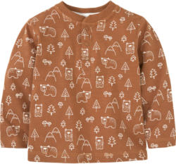 Baby Langarmshirt mit Knopfleiste (Nur online)