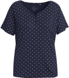 Damen T-Shirt mit imitierter Knopfleiste (Nur online)