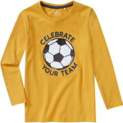 Jungen Langarmshirt mit Wendepailletten