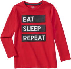 Jungen Langarmshirt mit Wendepailletten