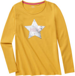 Mädchen Langarmshirt mit Wendepailletten (Nur online)