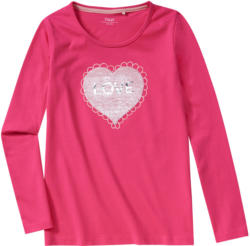Mädchen Langarmshirt mit Wendepailletten (Nur online)