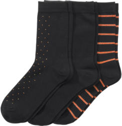 3 Paar Damen Socken mit Ziersteinchen