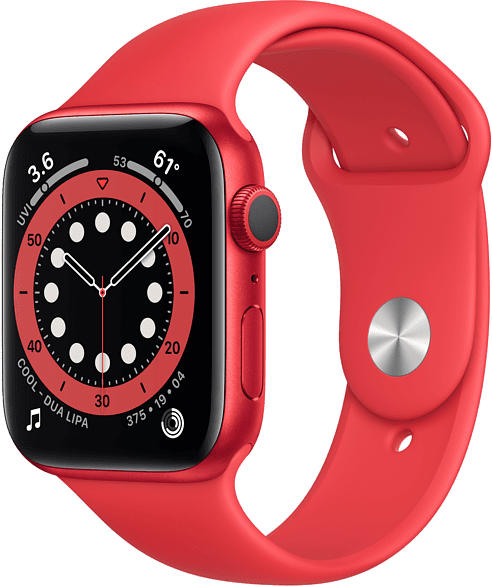 Watch Series 6 GPS, 40mm Aluminiumgehäuse PRODUCT(RED), Sportarmband, Rot