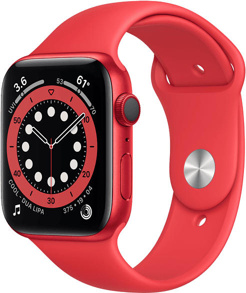 Watch Series 6 GPS + Cell, 44mm Aluminiumgehäuse PRODUCT(RED), Sportarmband, Rot