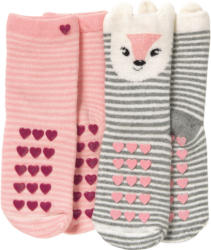 2 Paar Baby Krabbelsocken im Set