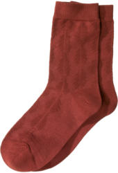 1 Paar Damen Socken mit Ajour-Muster (Nur online)