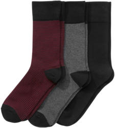3 Paar Herren Socken mit Komfortbündchen