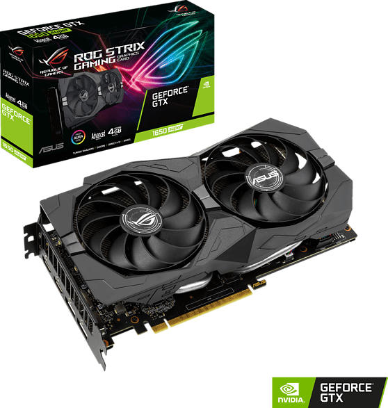 ASUS GeForce® GTX 1650 SUPER™ Rog Strix Gaming Advanced 4GB (90YV0E11-M0NA00) (NVIDIA, Grafikkarte)