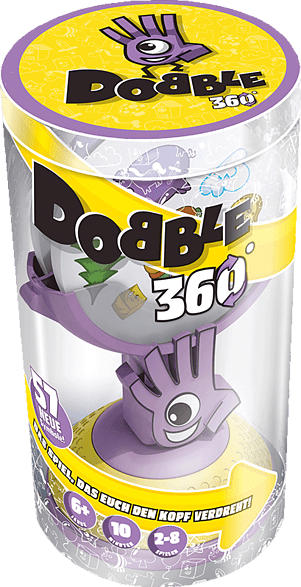 ZYGOMATIC Dobble 360° Gesellschaftsspiel, Mehrfarbig