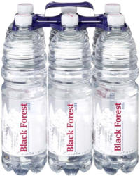Black Forest Mineralwasser versch. Sorten, jede 6 x 1-Liter-Packung