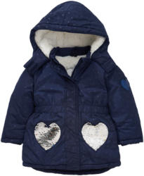Mädchen Winterjacke mit Wendepailletten