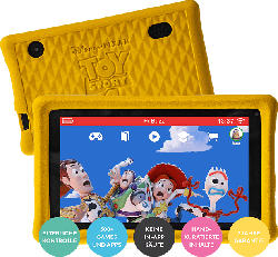 PEBBLE GEAR Toy Story 4 Tablet (German) Kinder-Tablet, Schwarz