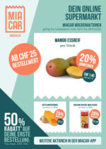 MIACAR - Online Supermarkt MIACAR Wochenaktionen - bis 28.09.2020