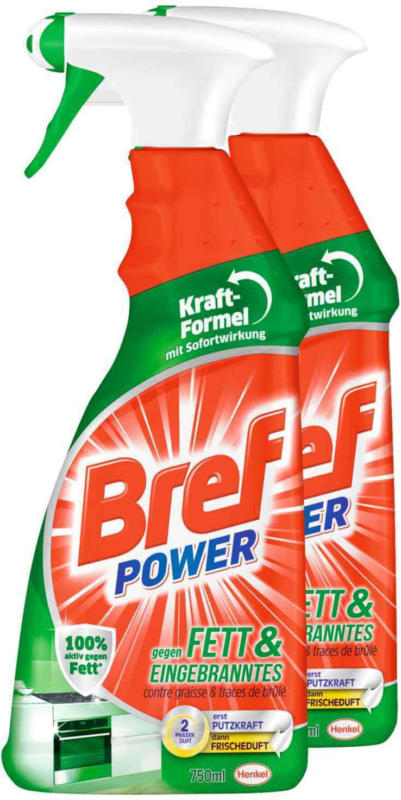 Bref Power Fett & Eingebranntes 2 x 750 ml -
