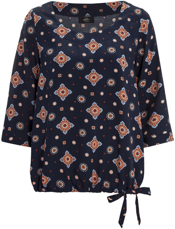 Damen Bluse mit Allover-Motiv (Nur online)