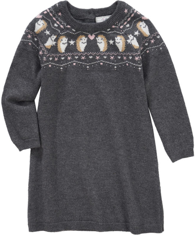 Baby Strickkleid mit Igel-Motiv (Nur online)