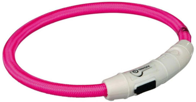 Trixie SafeLightFlash Leuchtring USB XS-S pink