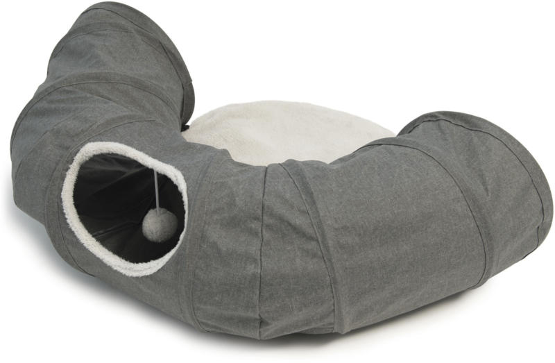 Catit Katzenspielzeug Vesper Katzentunnel grau 68x97x28cm