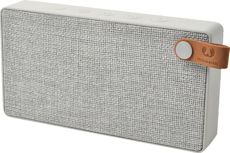 FRESH N REBEL Rockbox Slice Fabriq Edition Bluetooth Lautsprecher, Hellgrau