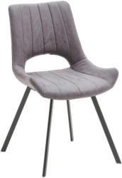 Vierfußstuhl Olympia B: 54 cm Grau