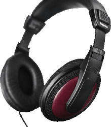 Kopfhörer "Basic4Music", Over-Ear, extra langes Kabel (2 m), Schwarz