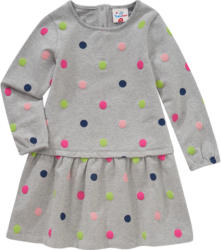 Mädchen Sweatkleid mit Punkte-Allover
