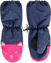 Baby Handschuhe mit Katzen-Motiv