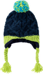 Baby Strickmütze mit Pompon