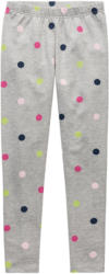 Mädchen Sweatleggings mit bunten Punkten