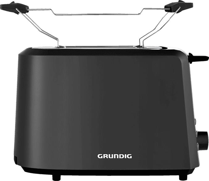 GRUNDIG TA 4620 Harmony Toaster Schwarz (850 Watt, Schlitze: 2)