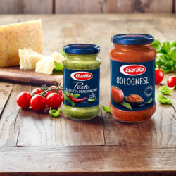 Barilla Pesto Basilico E Peperoncino oder -Sauce Bolognese jedes 190/400-g-Glas und weitere Sorten