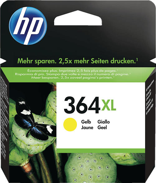 HP 364XL Tintenpatrone Gelb (CB325EE)