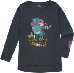 Mädchen Langarmshirt mit Pailletten